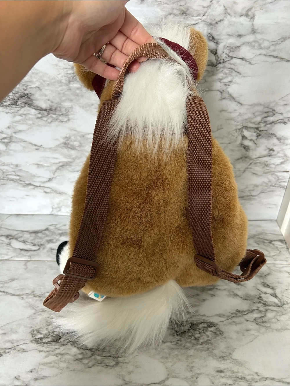 Plushland | kids Horse pony equestrian plush Backpack Y2K made in 2000